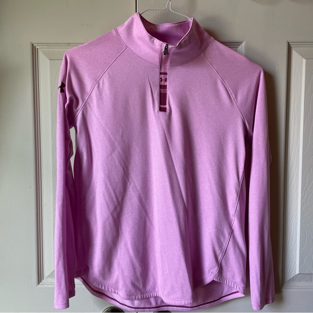 Under Armour Women's Pink Long Sleeve Top